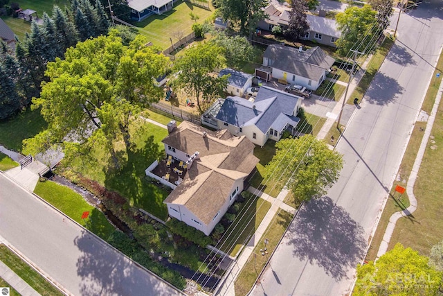 drone / aerial view featuring a residential view