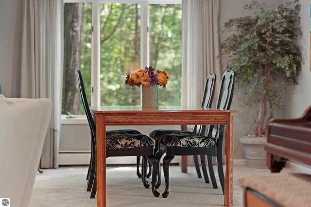 2127 E Timberlane Dr, Traverse City, MI 49686 - dining room featuring carpet flooring