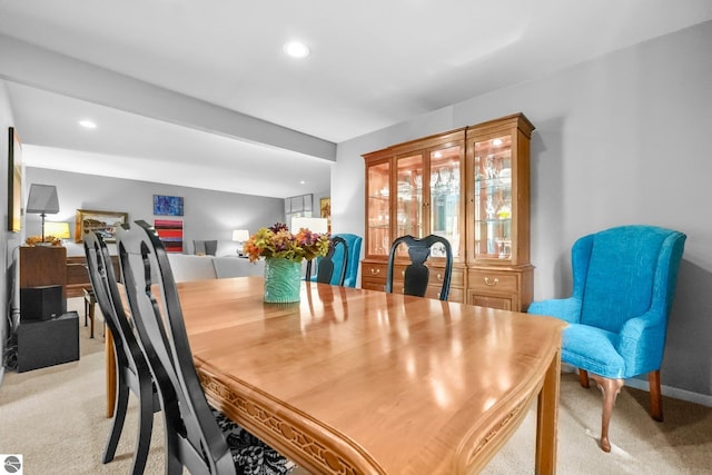 2127 E Timberlane Dr, Traverse City, MI 49686 - dining room with recessed lighting and light colored carpet