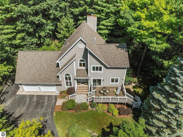 2127 E Timberlane Dr, Traverse City, MI 49686 - aerial view
