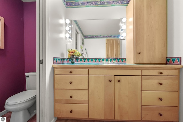 2127 E Timberlane Dr, Traverse City, MI 49686 - bathroom with vanity and toilet