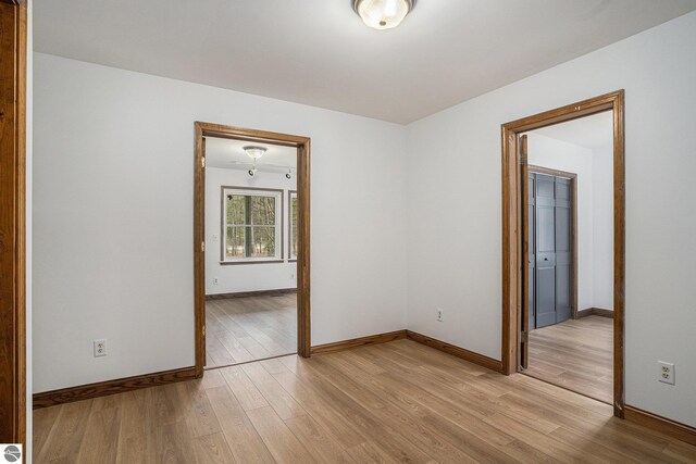 4676 W Mcmillan Rd, Muskegon, MI 49445 - unfurnished room with light wood-type flooring and baseboards