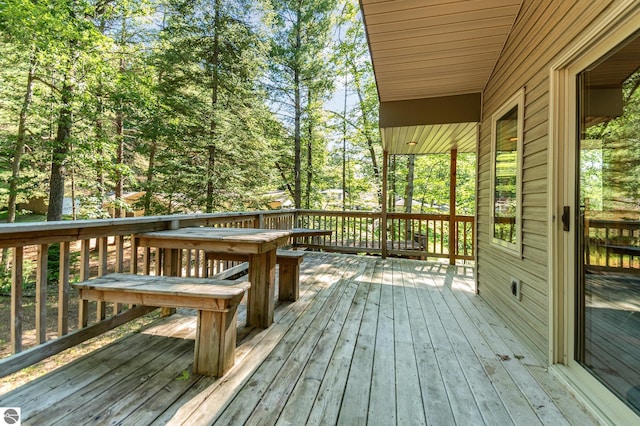 view of deck