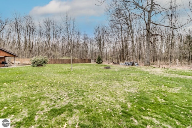 7726 Anway Dr, Battle Creek, MI 49014 - view of yard featuring fence