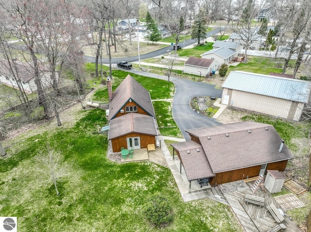 7726 Anway Dr, Battle Creek, MI 49014 - bird's eye view featuring a residential view