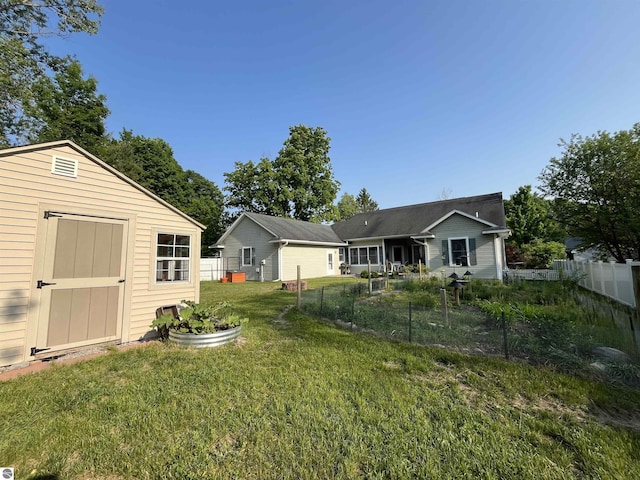 7604 Thomas, Central Lake, MI 49622 - view of yard