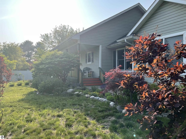 7604 Thomas, Central Lake, MI 49622 - view of side of property