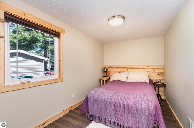 3901 W Thendara Dr, Gladwin, MI 48624 - bedroom with baseboards and wood finished floors