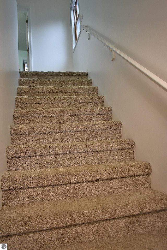 view of stairs