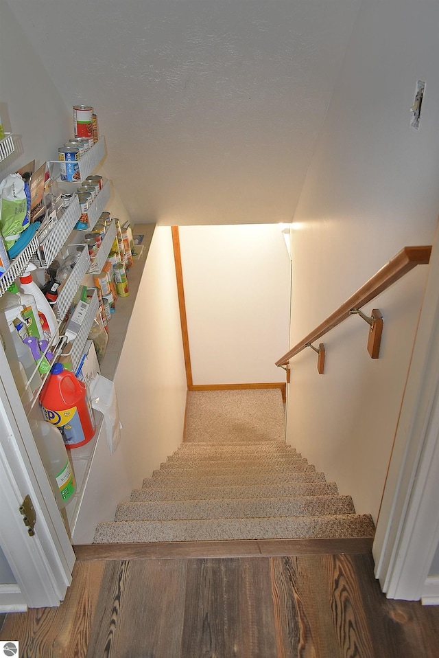 view of stairway
