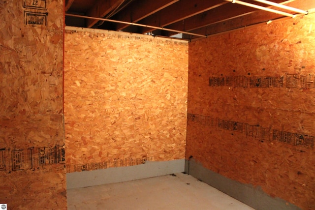 view of basement