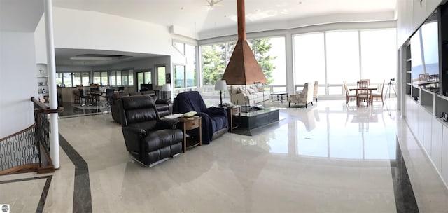 5343 Michibay Dr, Manistique, MI 49854 - living room with plenty of natural light