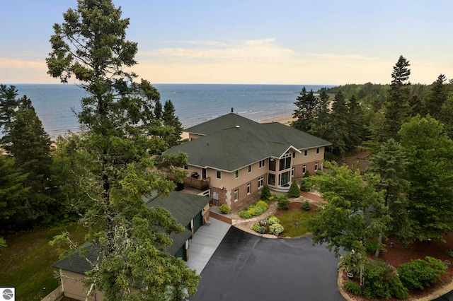 5343 Michibay Dr, Manistique, MI 49854 - aerial view with a water view