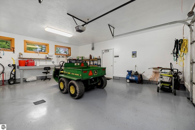 5343 Michibay Dr, Manistique, MI 49854 - garage featuring a garage door opener
