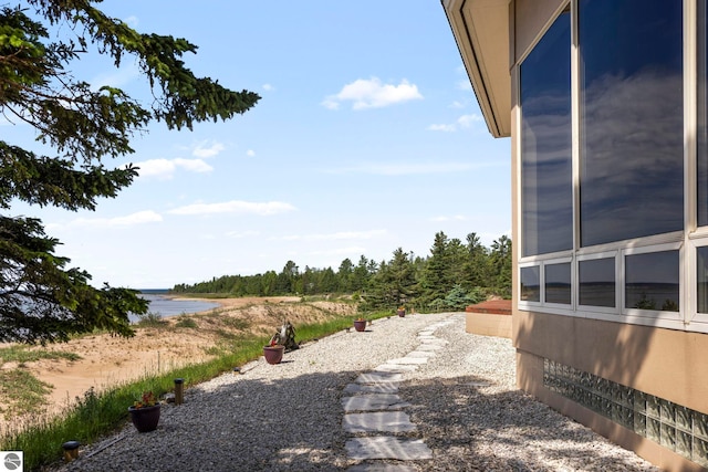 5343 Michibay Dr, Manistique, MI 49854 - view of yard featuring a water view