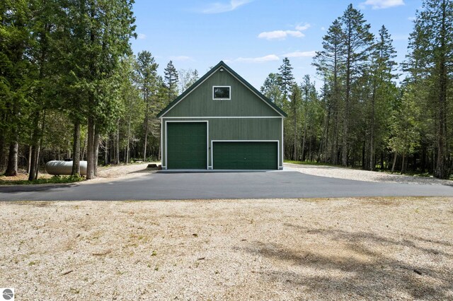 5343 Michibay Dr, Manistique, MI 49854 - view of detached garage