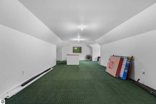 5343 Michibay Dr, Manistique, MI 49854 - bonus room featuring vaulted ceiling and carpet floors