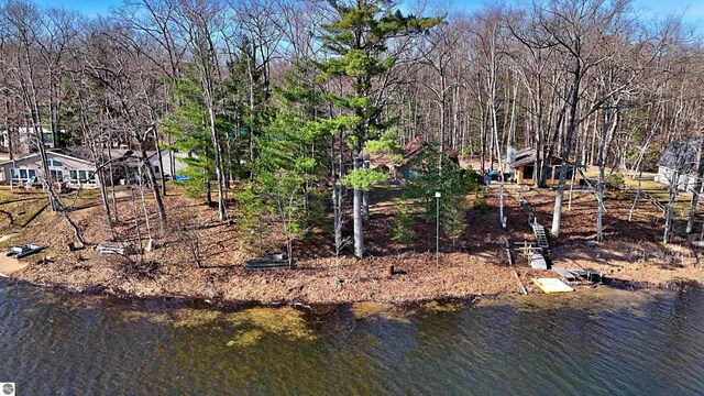 8991 W Oak Ln, Lake City, MI 49651 - dock featuring a water view