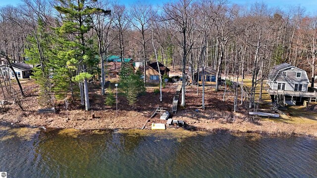 8991 W Oak Ln, Lake City, MI 49651 - dock area featuring a water view