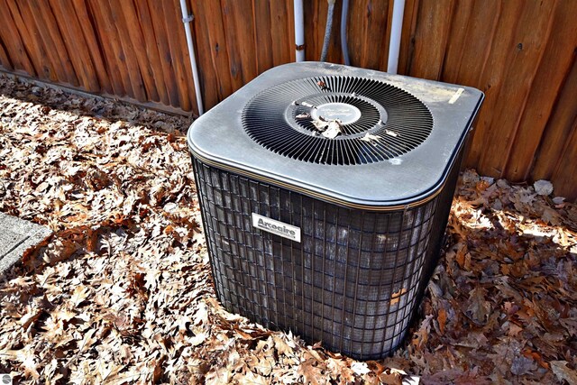 8991 W Oak Ln, Lake City, MI 49651 - exterior view of central air condition unit