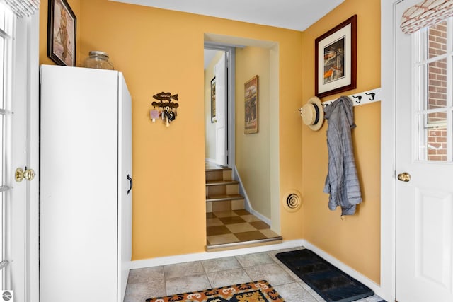 interior space with baseboards