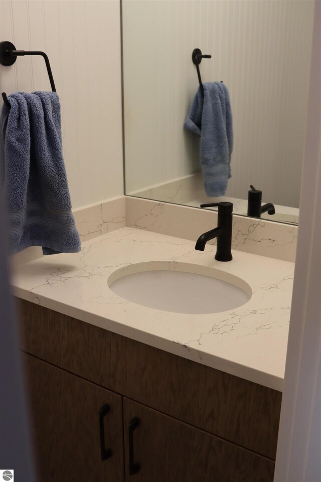 745 S Crescent Ave, Au Gres, MI 48703 - bathroom with vanity