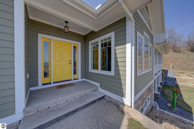 view of property entrance