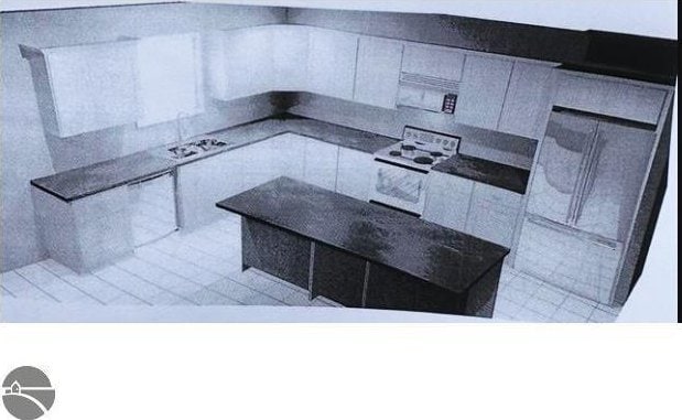 kitchen featuring white range with electric stovetop