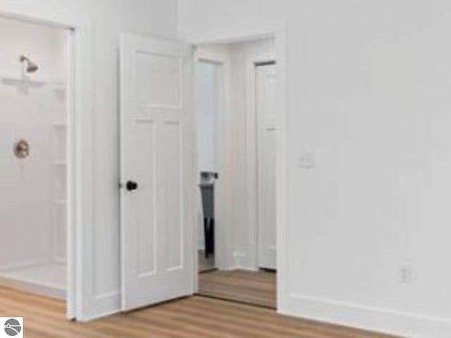 interior space featuring light wood finished floors