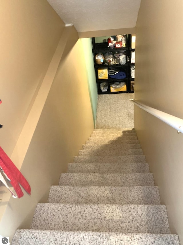 2708 Ruby St, Traverse City, MI 49684 - stairs featuring carpet