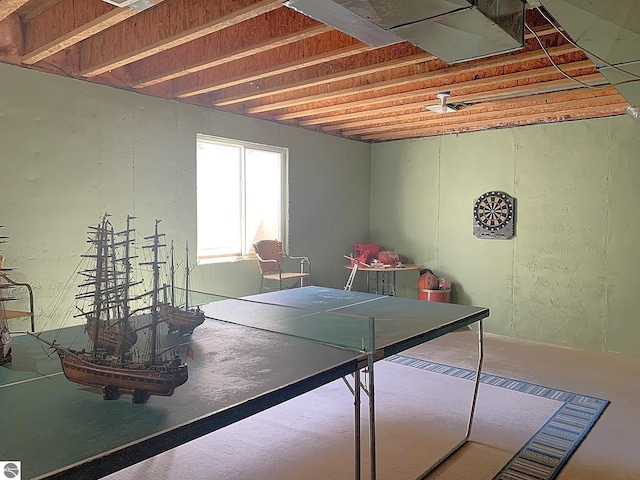 2708 Ruby St, Traverse City, MI 49684 - game room featuring concrete flooring