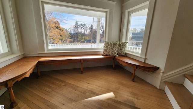 interior space with light wood-style flooring