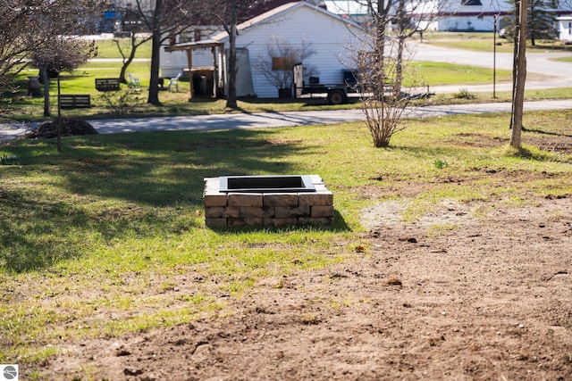 419 S Cherry St, Kalkaska, MI 49646 - view of yard