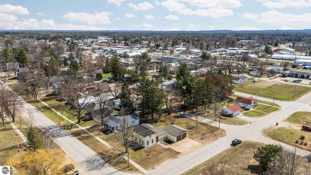 419 S Cherry St, Kalkaska, MI 49646 - drone / aerial view with a residential view