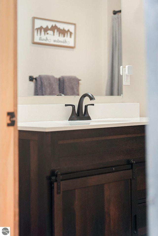 5891 Voice Rd, Kingsley, MI 49649 - bathroom with vanity