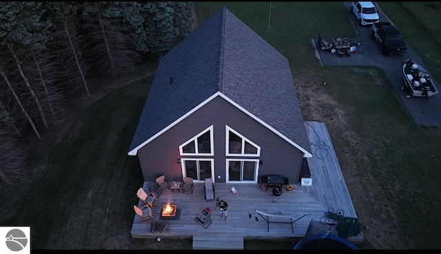 5891 Voice Rd, Kingsley, MI 49649 - aerial view