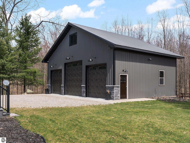 5242 W Big Sky Trl, Cadillac, MI 49601 - view of detached garage