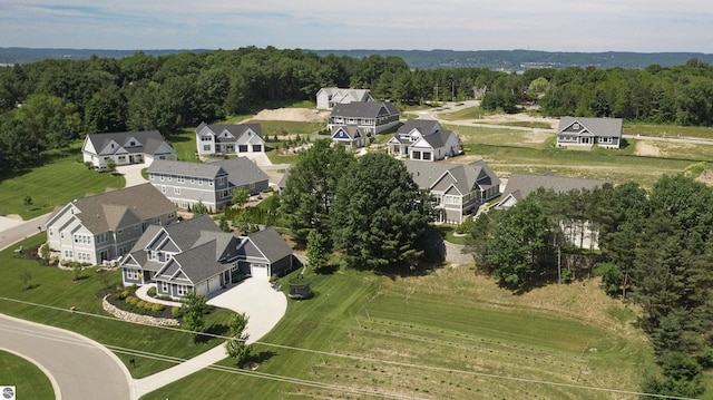 203 Vineyard Ridge Dr Unit 38, Traverse City, MI 49686 - bird's eye view featuring a residential view