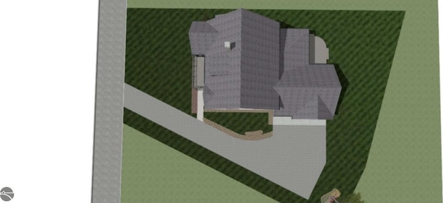 view from above of property