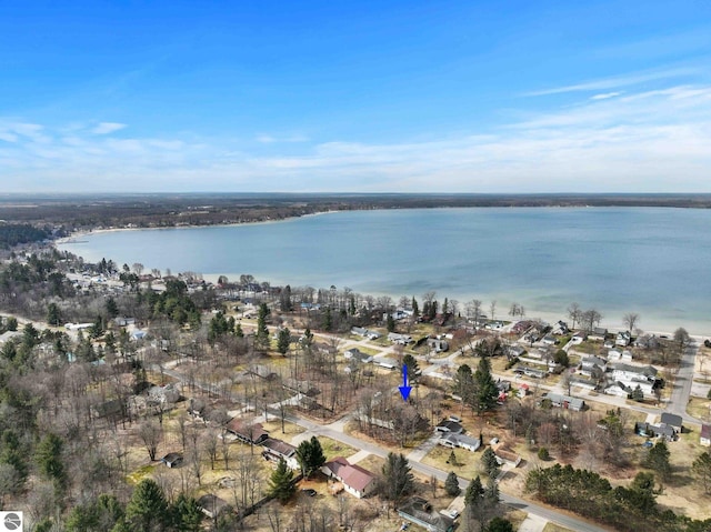 525 Grove St, Lake City, MI 49651 - view of property location with a large body of water and nearby suburban area