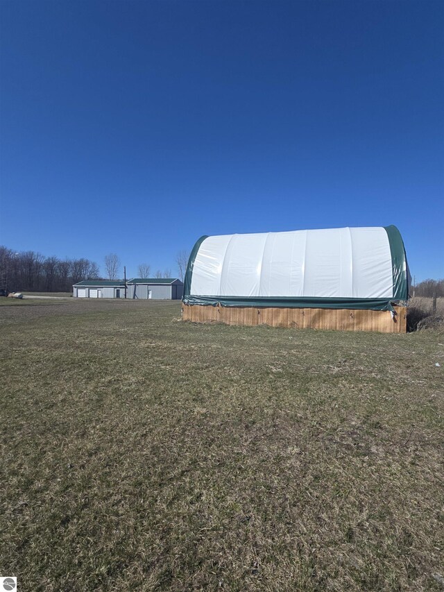 1215 S W County Line Rd, Sumner, MI 48889 - exterior space with an outdoor structure