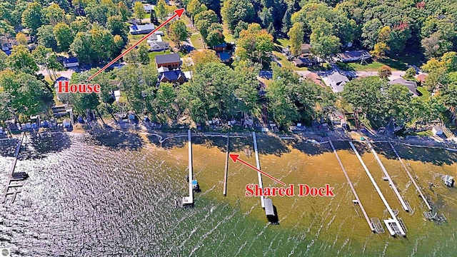 1900 Pavilion Dr, Lake City, MI 49651 - bird's eye view