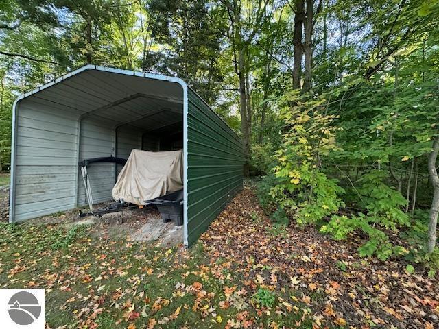 1900 Pavilion Dr, Lake City, MI 49651 - view of outdoor structure with a carport
