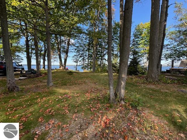 1900 Pavilion Dr, Lake City, MI 49651 - view of yard with a water view