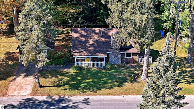 1900 Pavilion Dr, Lake City, MI 49651 - birds eye view of property