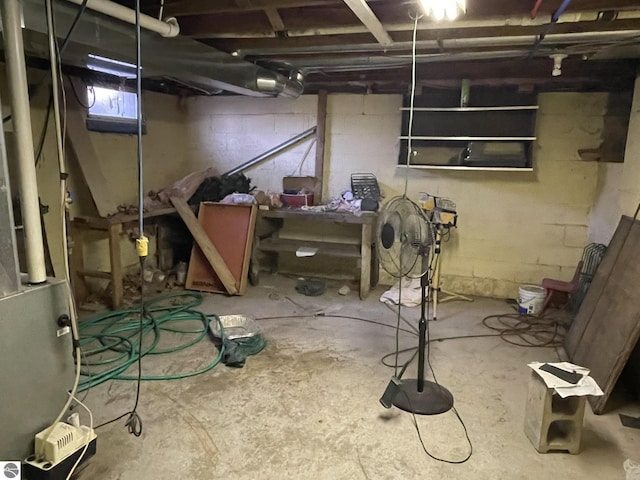 10978 Platte St, Honor, MI 49640 - view of basement