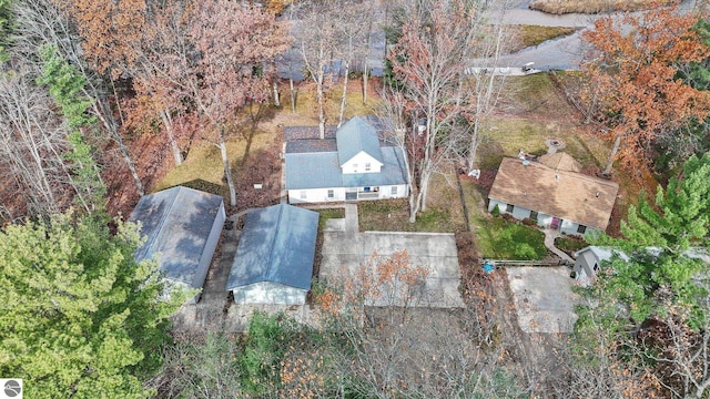 6836 NW Aarwood Trl, Rapid City, MI 49676 - birds eye view of property