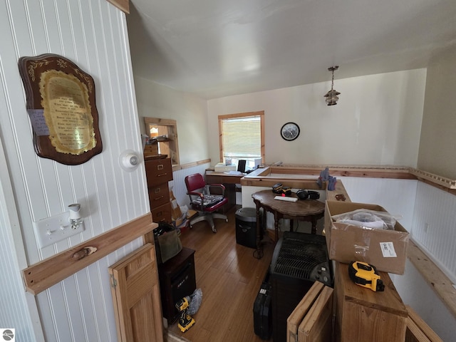 4280 Birch St, Lake, MI 48632 - office area featuring wood finished floors