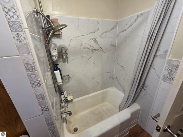4280 Birch St, Lake, MI 48632 - bathroom with shower / bath combo with shower curtain