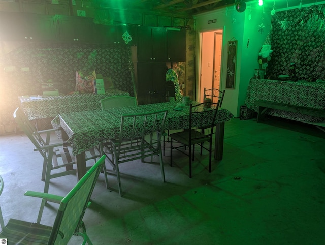 view of dining area